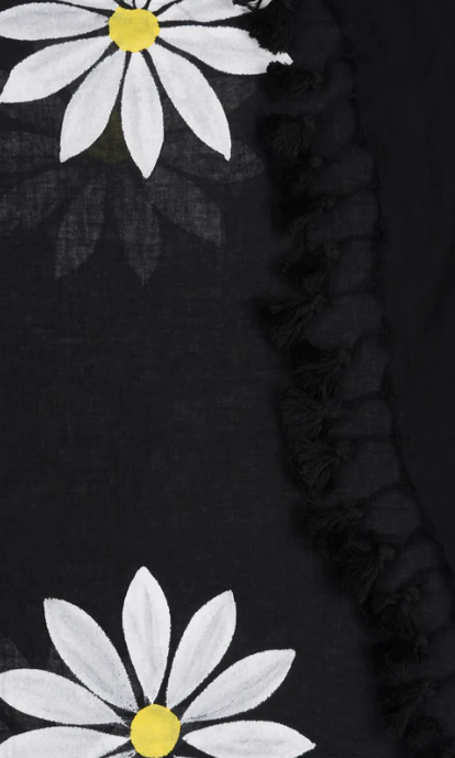 Black Cotton Blend Digital Print Saree | Bollywood Party Wear Saree with Printed Running Blouse